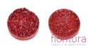 KABOSZON AKRYLOWY DRUZY KOŁO 12MM KOLOR RED