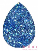 KABOSZON AKRYLOWY DRUZY ŁEZKA 25x18MM KOLOR BLUE AB