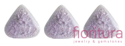 KABOSZON CERAMICZNY CRACLE ŁEZKA 15x15MM KOLOR JASNY WRZOS