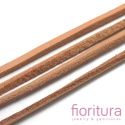 RZEMIEŃ PŁASKI SKÓRA NATURALNA 3X2MM KOLOR SANDY BROWN