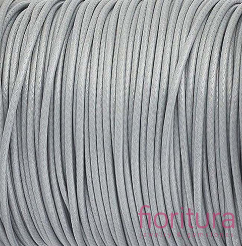 SZNUREK JUBILERSKI NYLONOWY 1MM KOLOR LIGHT GREY