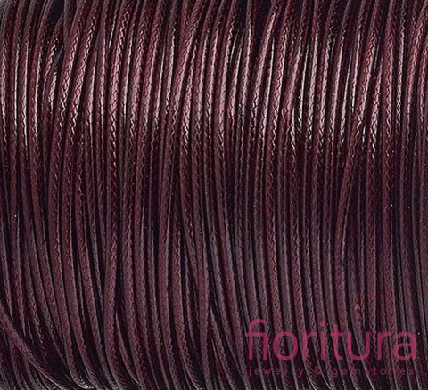 SZNUREK JUBILERSKI NYLONOWY 0,5MM KOLOR COCONUT BROWN RED