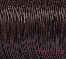 SZNUREK JUBILERSKI NYLONOWY 1MM KOLOR MEDIUM COCONUT BROWN