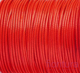 SZNUREK JUBILERSKI NYLONOWY 0,5MM KOLOR ORANGE RED