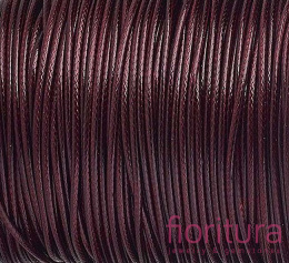 SZNUREK JUBILERSKI NYLONOWY 0,8MM KOLOR COCONUT BROWN RED