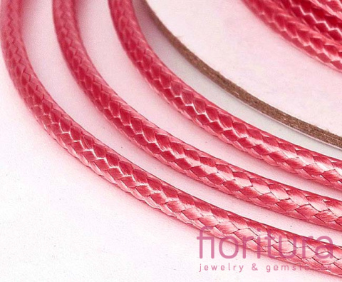 SZNUREK JUBILERSKI NYLONOWY 0,8MM KOLOR INDIAN RED