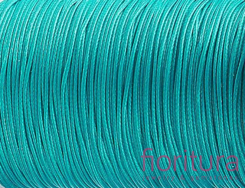 SZNUREK JUBILERSKI NYLONOWY 1MM KOLOR DARK TURQUOISE