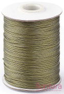 SZNUREK JUBILERSKI NYLONOWY 1MM KOLOR DARK OLIVE GREEN