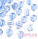 KORALIKI AKRYLOWE KULA 10MM KOLOR CORNFLOWER BLUE TRANSPARENT NR 749