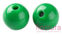 KORALIKI AKRYLOWE KULA 10MM KOLOR GREEN OPAQUE NR 24