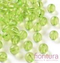 KORALIKI AKRYLOWE KULA 10MM KOLOR YELLOW GREEN TRANSPARENT NR 729