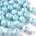 KORALIKI AKRYLOWE KULA 10MM KOLOR SKY BLUE OPAQUE NR A07