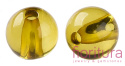 KORALIKI AKRYLOWE KULA 10MM KOLOR GOLDENROD TRANSPARENT NR 737