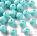 KORALIKI AKRYLOWE KULA 10MM KOLOR PALE TURQUOISE OPAQUE NR SS2107