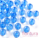 KORALIKI AKRYLOWE KULA 10MM KOLOR DEEP SKY BLUE TRANSPARENT NR 759