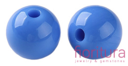 KORALIKI AKRYLOWE KULA 10MM KOLOR ROYAL BLUE OPAQUE NR A31