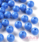 KORALIKI AKRYLOWE KULA 10MM KOLOR ROYAL BLUE OPAQUE NR A31