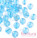 KORALIKI AKRYLOWE KULA 10MM KOLOR LIGHT SKY BLUE TRANSPARENT NR 755