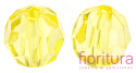 KORALIKI AKRYLOWE KULA FASETOWANA 6MM KOLOR YELLOW TRANSPARENT NR V21