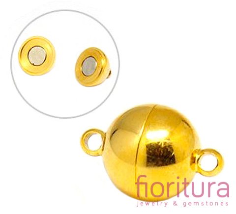 ZAPIĘCIE MAGNETYCZNE KULA 21x14MM STAL NIERDZEWNA PLATEROWANA