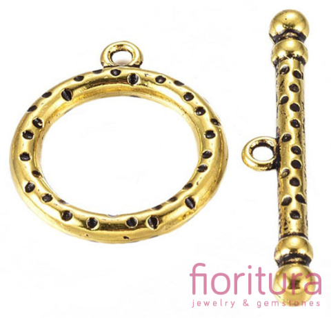 ZAPIĘCIE PRZEKŁADKOWE 26x21MM KOLOR ANTYCZNE ZŁOTO