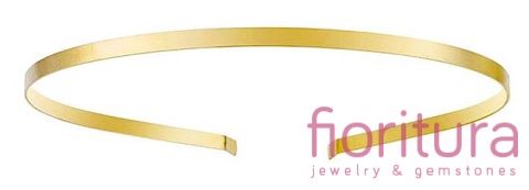 BAZA OPASKI DO WŁOSÓW 38CMx4MM KOLOR ZŁOTY