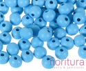 KORALIKI DREWNIANE KULA 8MM KOLOR DEEP SKY BLUE