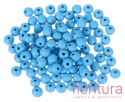 KORALIKI DREWNIANE KULA 8MM KOLOR DEEP SKY BLUE