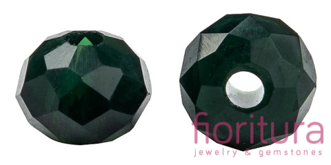 ZESTAW KORALIKÓW SZKLANYCH OPONKA FASETOWANA 4x3MM 10 KOLORÓW 2000 SZT