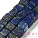 KAMIEŃ NATURALNY LAPIS LAZULI KOSTKA NIEREGULARNA 6-6,5x6-5,5x6-6,5MM