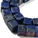 KAMIEŃ NATURALNY LAPIS LAZULI KOSTKA NIEREGULARNA 6-6,5x6-5,5x6-6,5MM