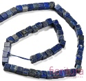 KAMIEŃ NATURALNY LAPIS LAZULI KOSTKA NIEREGULARNA 6-6,5x6-5,5x6-6,5MM