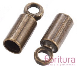 KOŃCÓWKA DO WKLEJANIA 2MM KOLOR STARE ZŁOTO