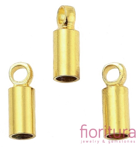 KOŃCÓWKA DO WKLEJANIA 2MM KOLOR ZŁOTY