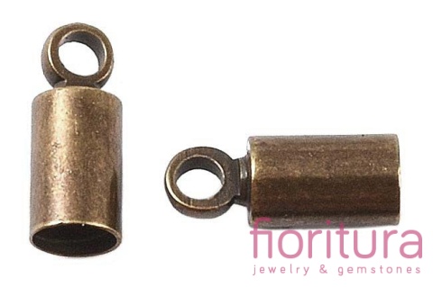 KOŃCÓWKA DO WKLEJANIA 3MM KOLOR STARE ZŁOTO