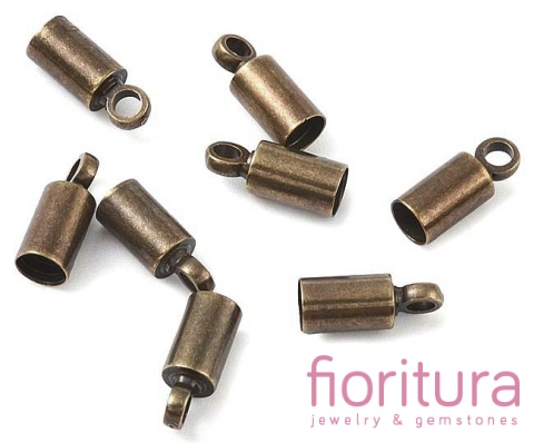 KOŃCÓWKA DO WKLEJANIA 3MM KOLOR STARE ZŁOTO