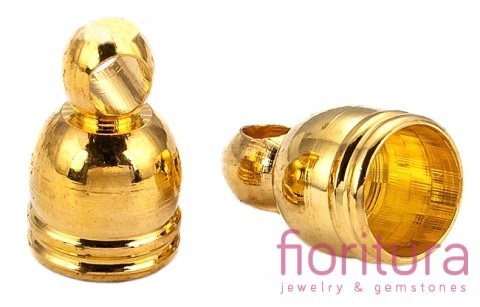 KOŃCÓWKA DO WKLEJANIA 4MM KOLOR ZŁOTY