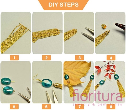 KOŃCÓWKA DO WKLEJANIA 4MM KOLOR ZŁOTY