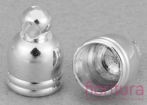 KOŃCÓWKA DO WKLEJANIA 5MM KOLOR SREBRNY