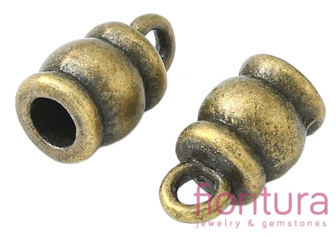 KOŃCÓWKA DO WKLEJANIA 3MM KOLOR STARE ZŁOTO