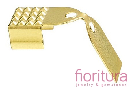 KOŃCÓWKA DO ZACISKANIA 4MM KOLOR ZŁOTY