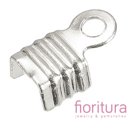 KOŃCÓWKA DO ZACISKANIA 2,5MM KOLOR SREBRNY