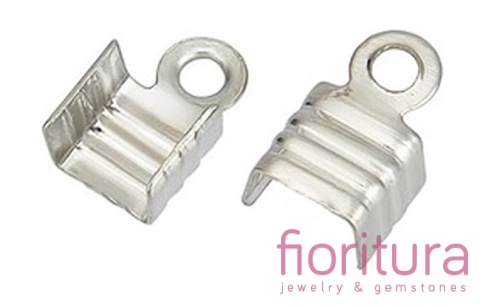 KOŃCÓWKA DO ZACISKANIA 2,5MM KOLOR SREBRNY