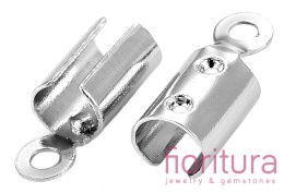 KOŃCÓWKA DO ZACISKANIA 3MM KOLOR STARE SREBRO