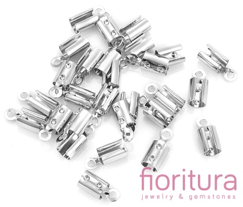 KOŃCÓWKA DO ZACISKANIA 3MM KOLOR STARE SREBRO