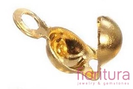 KOŃCÓWKA ŁAPACZKI ŻEŃSKIE 8x4MM KOLOR ZŁOTY