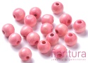 KORALIKI DREWNIANE KULA 8MM KOLOR JASNY RÓŻ