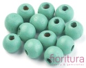 KORALIKI DREWNIANE KULA 8MM KOLOR DARK CYAN