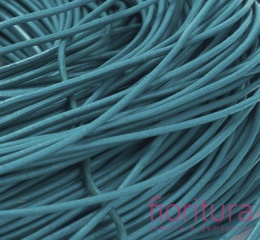 RZEMIEŃ OKRĄGŁY SKÓRA NATURALNA 2MM KOLOR SKY BLUE