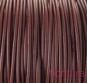 RZEMIEŃ OKRĄGŁY SKÓRA NATURALNA 3MM KOLOR CHOCOLATE